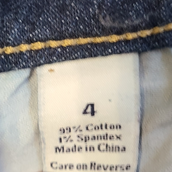 (877) Simply Vera by Vera Wang Woman's Boot Cut Jeans, Size: 4 Color: Blue - Picture 8 of 15